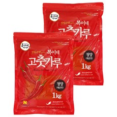 복이네먹거리 청양고추가루 매운맛, 1kg, 2개