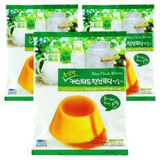 製作密陽瓊脂藍女僕超級簡單的蛋奶凍瓊脂布丁, 蛋奶糊 4p + 焦糖醬 4p, 3組