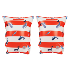 Swim Essentials 荷蘭兒童充氣臂圈 2~6歲 安全耐用材質 游泳輔助臂圈, 復古小鯨魚, 1個