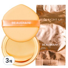 BEAUDIANI 網紗緊緻遮瑕氣墊粉餅 補充蕊 12g, 01號自然日常, 3個