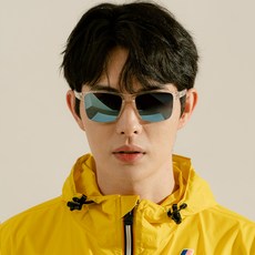 WING 로빈 선글라스, Clear + BlueMirror, 1개