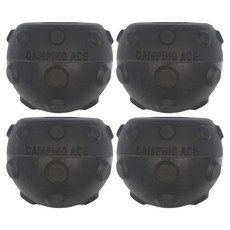CAMPING ACE 野樂 黑森戰術水雷腳球/腳墊 ARC-7-PB, 武士黑, 4個