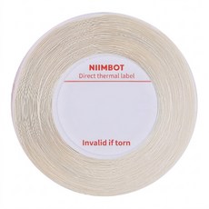 NIIMBOT D系列便攜式H1S用標籤紙組, 40mm, 微笑雛菊, 1組