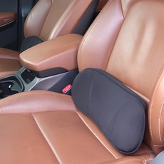 로얄컴포트 차량용 허리쿠션, 블랙, 2개