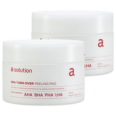 [純素美妝] A-Solution 4HA 煥膚去角質棉片, 2個, 30枚入