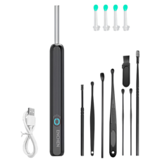 ENCHEN 映趣 可視掏耳棒 NE3 黑色, 1組, 1入