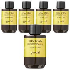 구달 청귤 비타C 15 잡티케어 앰플, 16g, 5개