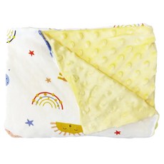 Mang Mang 小鹿蔓蔓 寶貝觸覺安撫蓋毯, 微笑陽光