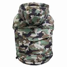 SassyDog 衝鋒衣外套 14號, 迷彩風, 1件