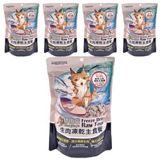 Cat Glory 驕傲貓 18週以上貓犬共享 生肉凍乾主食餐, 鮭魚, 100g, 5包