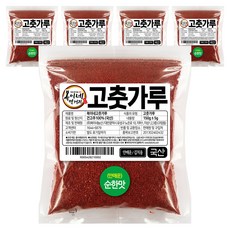 복이네먹거리 국산 안매운 고춧가루 순한맛 어린이용 김치용, 150g, 5개