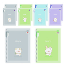 PENPIA 2000 小學3-6年級聯絡簿 線圈筆記本, 10個, 隨機出貨