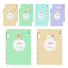 PENPIA 2 000 小學線圈筆記本 圖畫日記(雙面) 通用, 10個, 隨機出貨