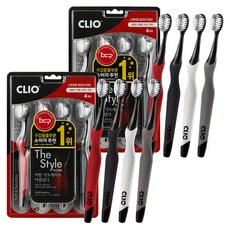 CLIO 超細纖維牙刷, 4入, 4組