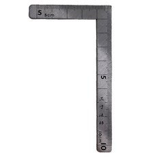 SHINWA 鶴龜 三寸法師 超小型木工角尺, 1個