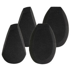 피카소 메이크업 스펀지 몬스터, 블랙, 4개