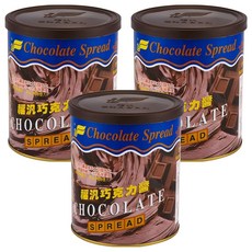 福汎 巧克力醬 不含防腐劑 不含膽固醇 奶素可食 即可食用 烘焙調理專用, 900g, 3罐