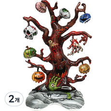 P&B UNITY 萬聖節超大型站立氣球 Pump Red Tree, 混合色, 2個