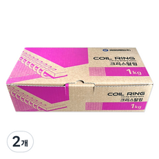 CopierLand 護樂美 3:1 PET線圈 1kg 51入, 2個, 黑色, 18mm