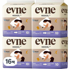 evne Veocel衛生棉, 夜用型(43cm), 10片, 16包