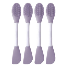 UNICOSY 矽膠雙面面膜刷, 4個, 紫色