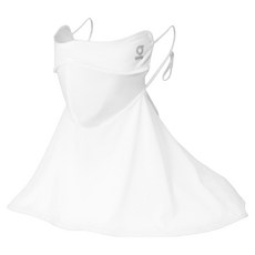 Greaten 極騰 抗UV快乾涼爽長版面罩 採用高彈性布料 質料輕盈, 白色, 1個