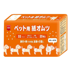 inuneru 狗兒爽 寵物尿褲 犬貓用, SS(20~30cm), 20片, 1包