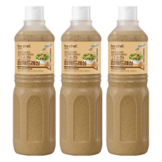 Be Chef 香醇芝麻沙拉醬, 3個, 990g