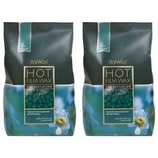 이탈왁스 핫필름 왁스 아줄렌, 1kg, 2개