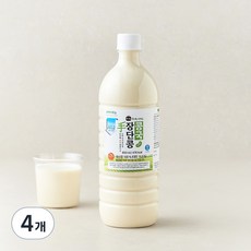프레시오늘 껍질째 손수 영양가득 진한 장단콩 콩국, 850ml, 4개