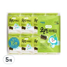 바다원 완도 깨끗한 파래 도시락김, 64g, 5개