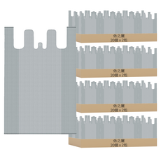 特大號塑料打包手提袋, 8包