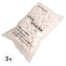 FIVE OCEAN 迷你環狀濾材 400克, 3個
