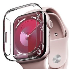 NUART Apple Watch 兼容全包覆TPU果凍保護殼 2入組, 2個, 透明