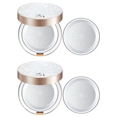 Sooryehan 秀雅韓 晶燦紫斷金屬氣墊粉底 15g+替換蕊 15g組, 23號, 2組