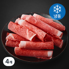 비프리퍼블리카 호주산 우전각 돌돌이 (냉동), 4개, 500g