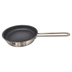 ZWILLING 雙人 Pico 平底鍋 18/10不鏽鋼 電磁爐&烤箱適用 不燙手手柄 Duraslide Ultra塗層 450g, 16cm, 1個