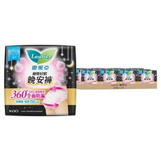 Laurier 蕾妮亞 極吸好眠晚安褲 褲型衛生棉, 24包, 2片, XL