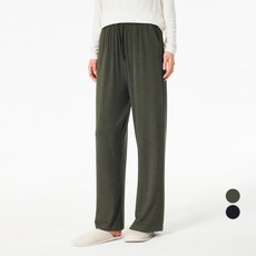 JAJU 여성용 레이온 스트레치 10부 파자마 팬츠