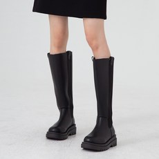 afinar 女款半圓頭切爾西長靴