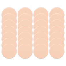 黑暗圓形丁腈橡膠粉撲, 混色, 28個