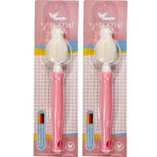 THERMOS 膳魔師 拼色海綿奶瓶刷, 粉色, 2入