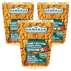 HAMAKUA 蜂蜜奶油夏威夷科納夏威夷豆綜合堅果, 3個, 75g
