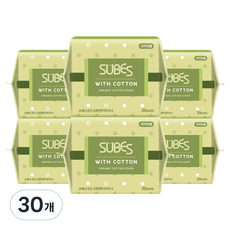 슈베스 위드코튼 팬티라이너, 일반, 20개입, 30개