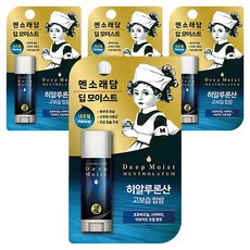 멘소래담 딥 모이스트 립밤, 내추럴, 4.5g, 4개
