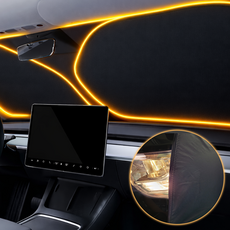 CASA JACQUELINE 車用前擋風玻璃一鍵式遮陽板, 混合色, 1個