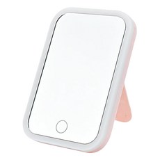 小麥購物 LED化妝鏡 C163 17 x 13 x 2cm 2個, 粉色單光, 1組