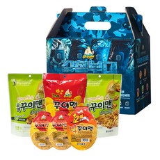 Kkuiman 露營用4款魚酥片禮盒組 256g, 1組