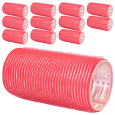 Hi Today 導熱特大瀏海髮捲, 12個, 紅色