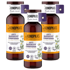 DR.KONOPKA'S 清爽抗屑潤髮乳 500ml-天然草本配方, 3瓶
